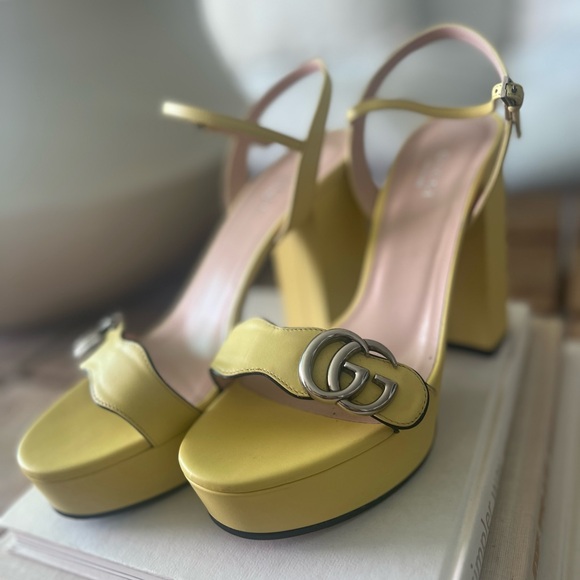Gucci yellow hight heels - Picture 9 of 10